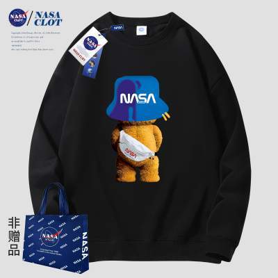 NASA2024夏季新款联名卡通印花潮牌百搭休闲时尚日常圆领套头卫衣