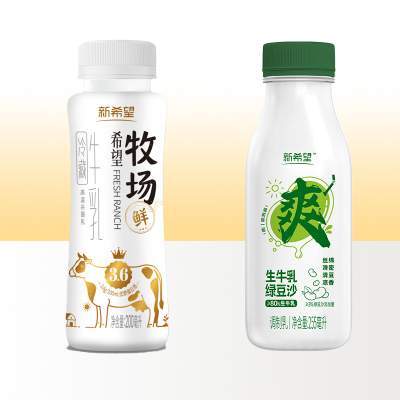 新希望牧场鲜牛乳儿童营养早餐奶低温冷藏瓶装纯牛奶