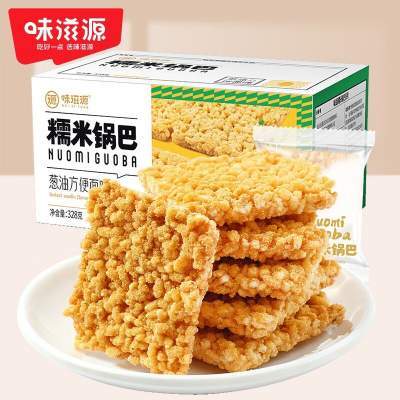 味滋源 纯糯米锅巴 葱油方便面味 328g