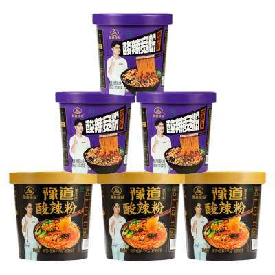 【JD旗舰店】豫道食品 黑金3+宽粉3 共6桶	