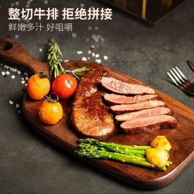 【万威客】原肉整切西冷牛排 调理牛排 草饲牛肉 生牛肉 5片装