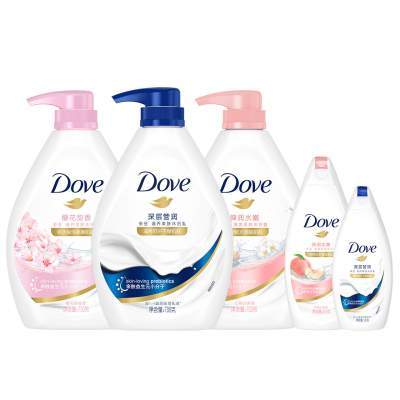 DOVE多芬滋养美肤滋润保湿沐浴露乳持续留香1kg*2官方正品旗舰店