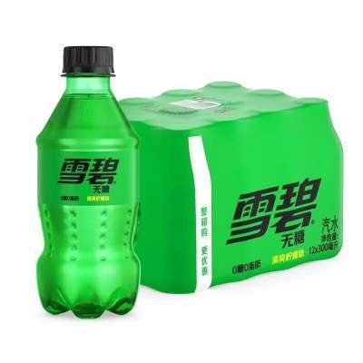 【8.9包邮】可口可乐 无糖雪碧 300mL*12瓶