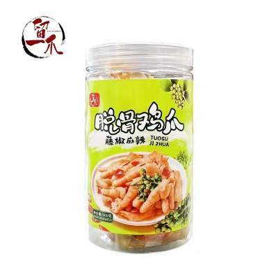 无骨鸡爪速食脱骨凤爪零食休闲小吃食品500g/桶