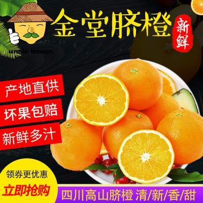 【旗舰店】uncle lemon四川高山脐橙 5斤超值装 中果(果径60-70MM)