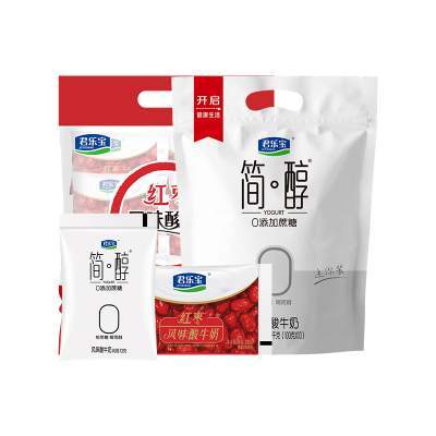 君乐宝简醇100g*10+红枣100g*10酸奶