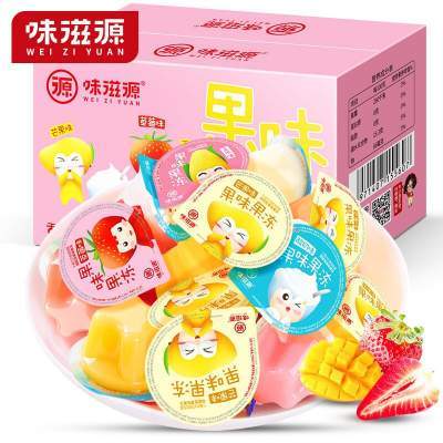 2箱 味滋源 果冻  500g/箱  4种口味混合 
