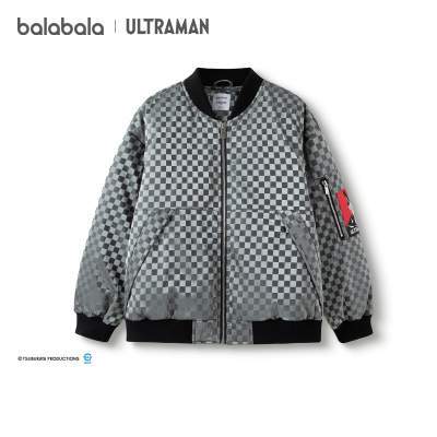 【聚划算】【奥特曼IP】巴拉巴拉童装儿童羽绒服男童秋冬外套中大童时尚潮酷