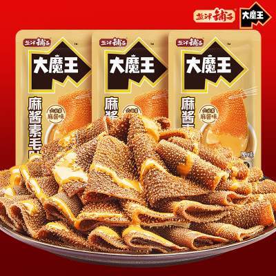盐津铺子大魔王魔芋素毛肚六必居麻酱味小吃零食休闲食品解馋辣爽
