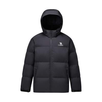 骆驼赤焰工装羽绒服女冬季新款连帽加厚保暖外套长款