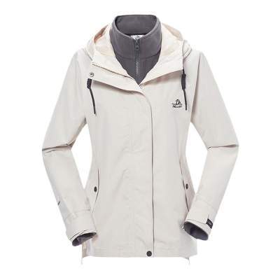 【聚划算】【山行】伯希和户外冲锋衣女新款三合一可拆卸防暴雨登山服外套男