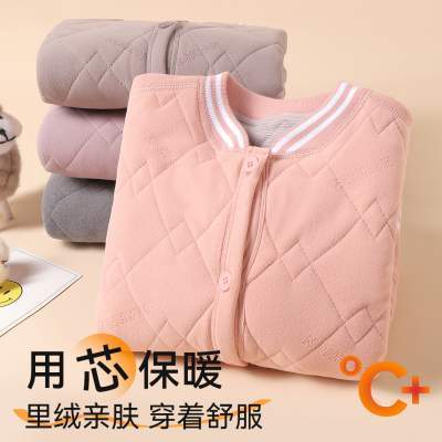 校服神器儿童棉服男童女童内胆棉衣大童德绒羊毛冬季加绒保暖棉袄