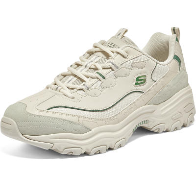 斯凯奇摩卡熊1代丨莫兰迪浅色女鞋休闲老爹鞋舒适耐磨百搭运动鞋