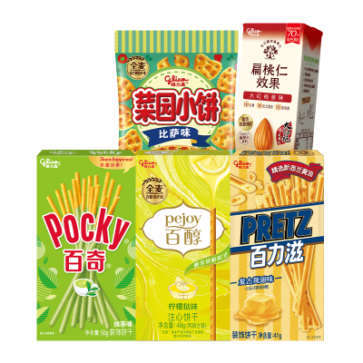 格力高百醇百奇零食饼干食品大礼包办公室下午茶口味任选