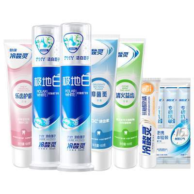 【吴磊推荐】冷酸灵抗敏感牙膏极地白牙膏清新口气洁白牙齿旗舰店