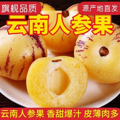 牛爱鲜 水果云南石林人参果  带箱3.5斤净重3斤单果70-100g