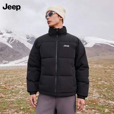 Jeep吉普羽绒棉服男女秋冬季新款加厚保暖立领面包服外套休闲棉袄